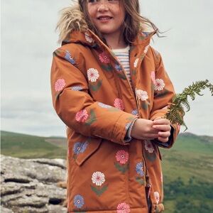 Mini Biden Floral jacket with Hood